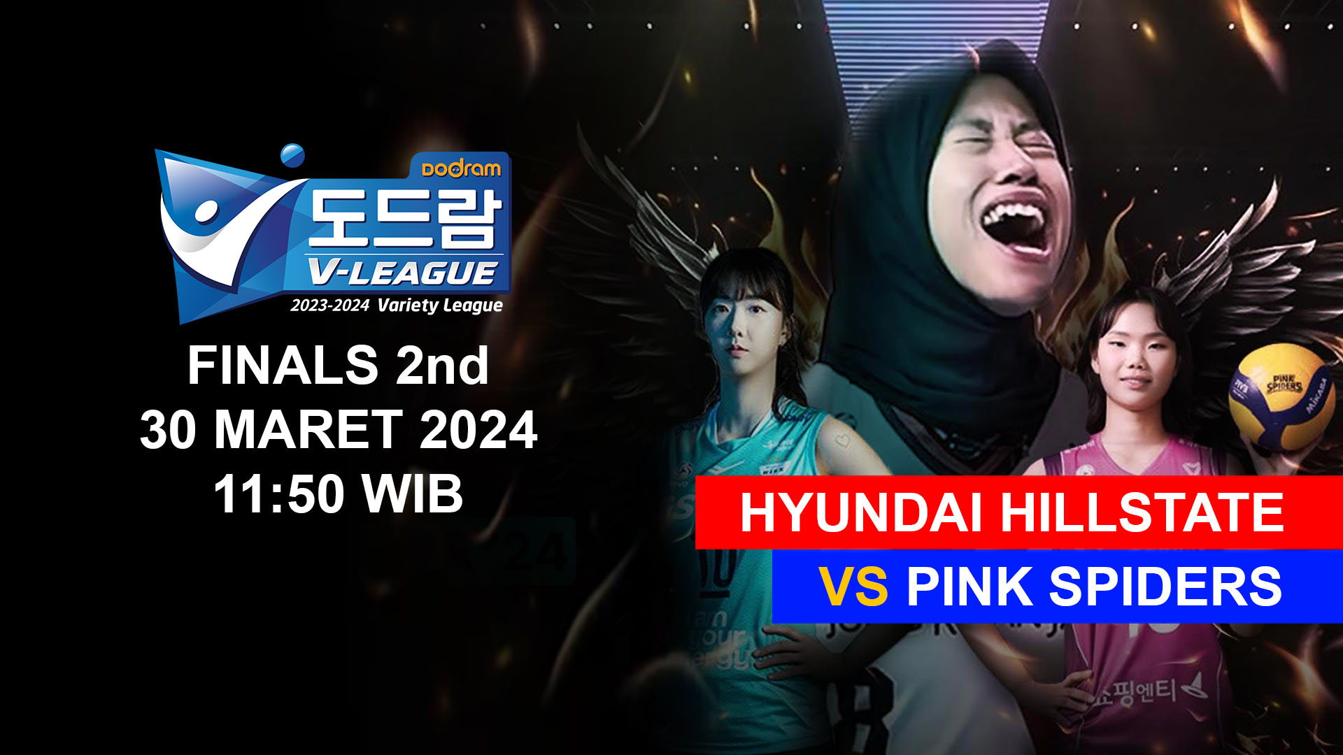 Finals 2nd V-League Women: Hyundai Hillstate VS Pink Spiders (30/03/2024)